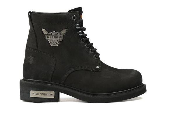 Harley Davidson Ayakkabı & Çanta Harley Davidson Gıbson Kadın Black (Siyah) Nubuk Günlük Bot