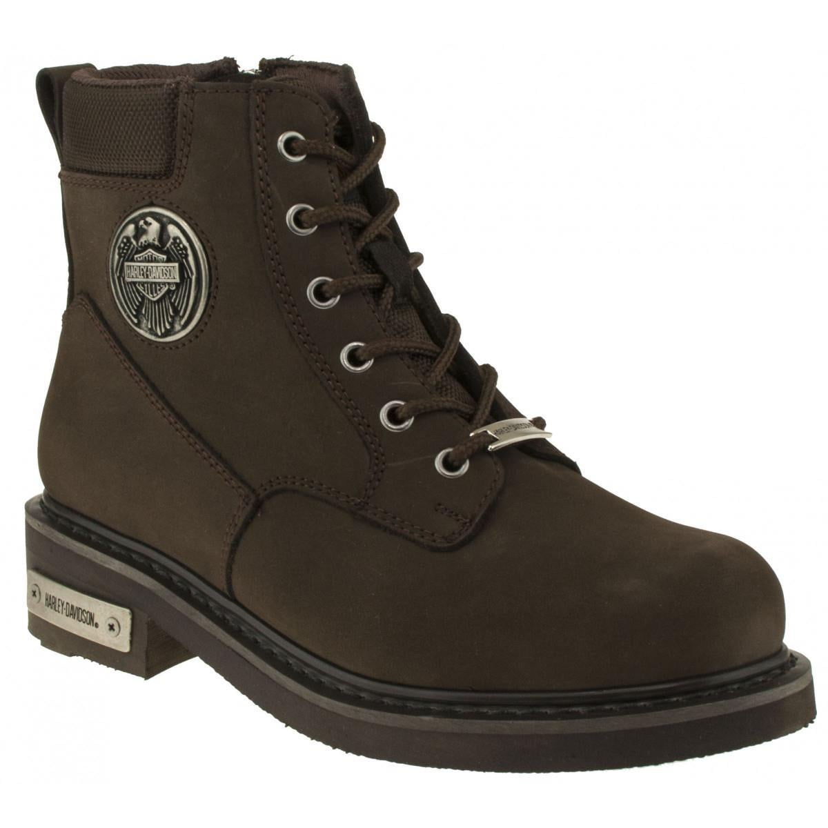 Harley Davidson Ayakkabı & Çanta Harley Davidson Jim Kadın Dark Brown (K.Kahve) Nubuk Günlük Bot