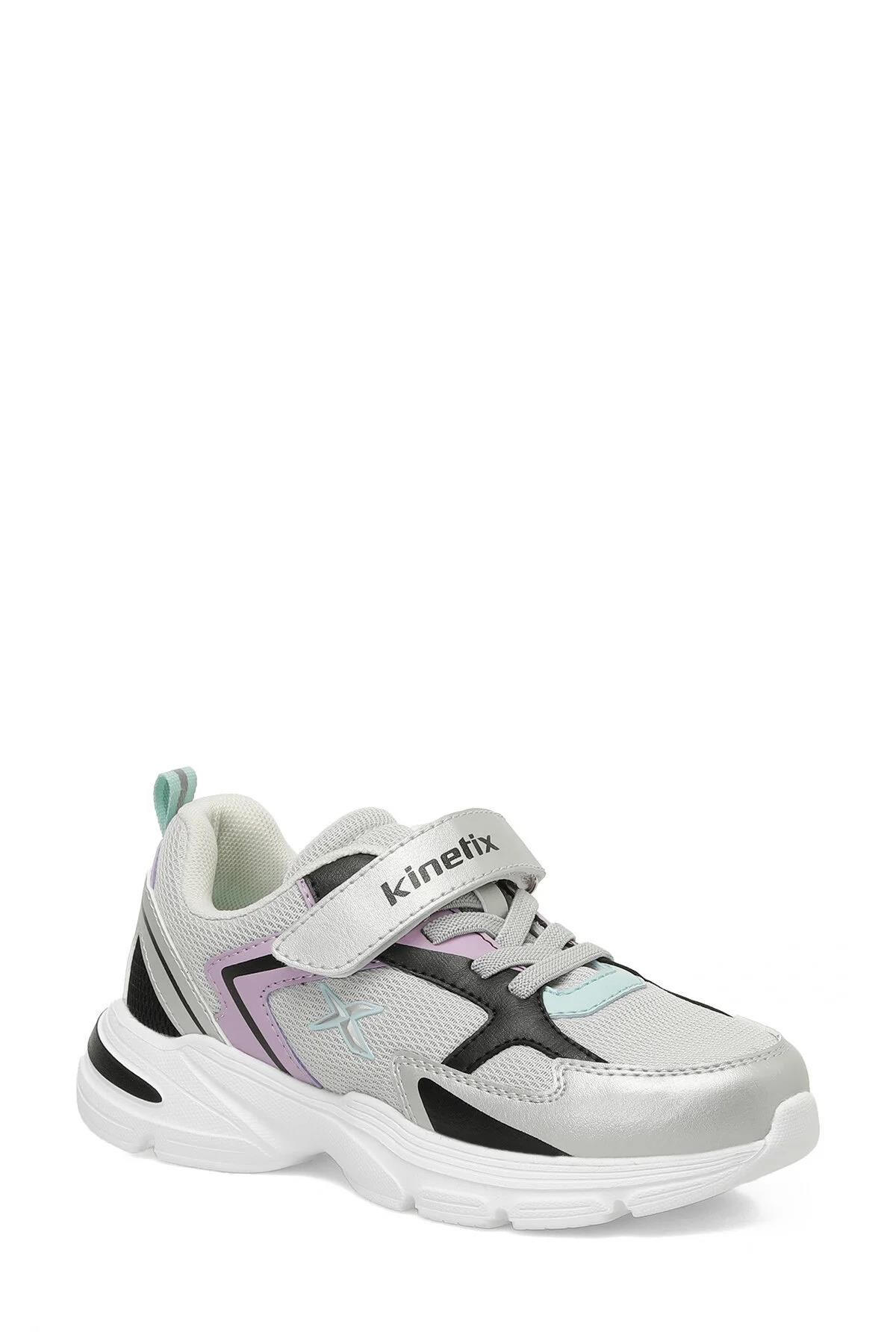 Kinetix Ayakkabı & Çanta Kinetix Astog F FX Gümüş-Lila-Mint Kız Çocuk Spor Ayakkabı