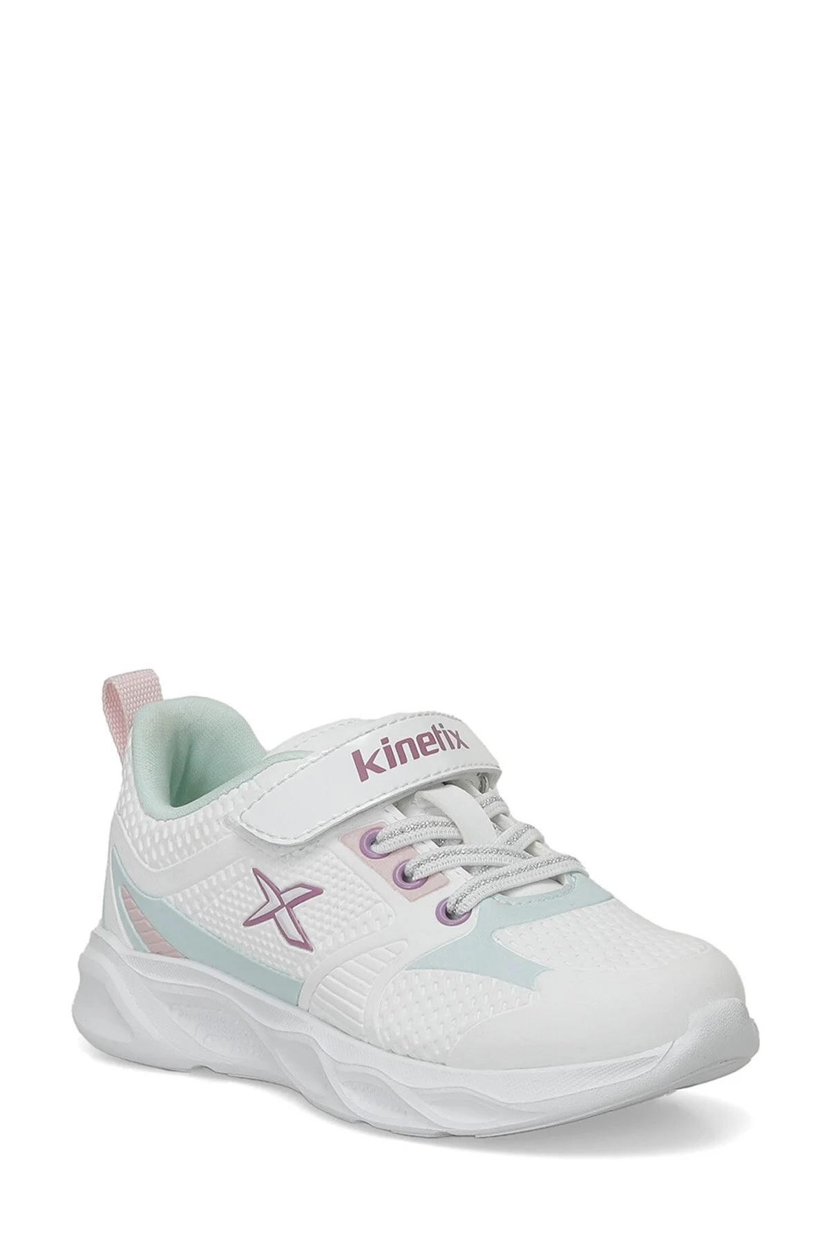 Kinetix Ayakkabı & Çanta Kinetix Lıster Pu J Beyaz-Su Yeşili-A.Pembe Kız Çocuk Spor Ayakka