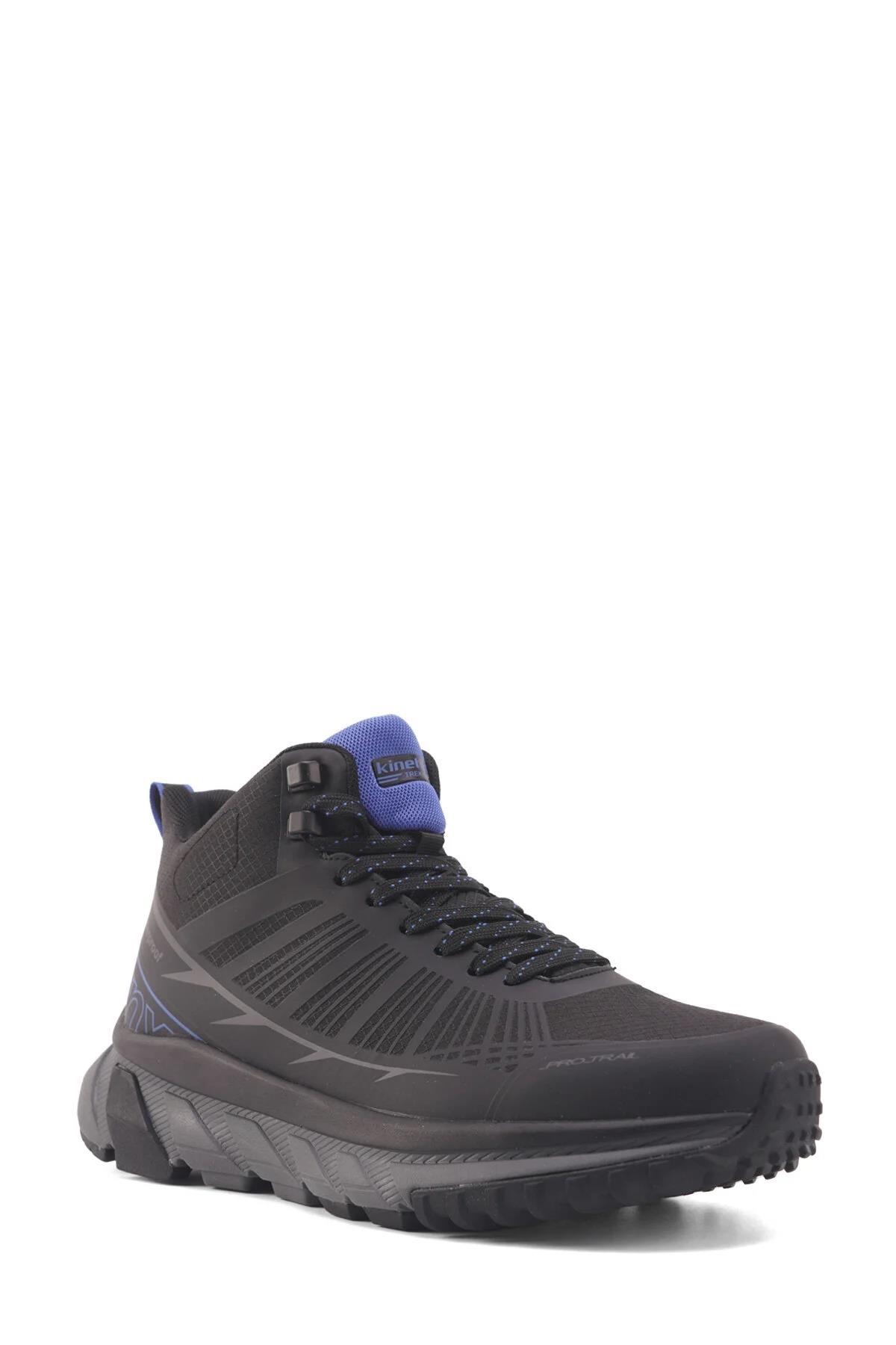Kinetix Ayakkabı & Çanta Kinetix Skyfall TX HI WP Siyah-Saks Erkek Outdoor Bot