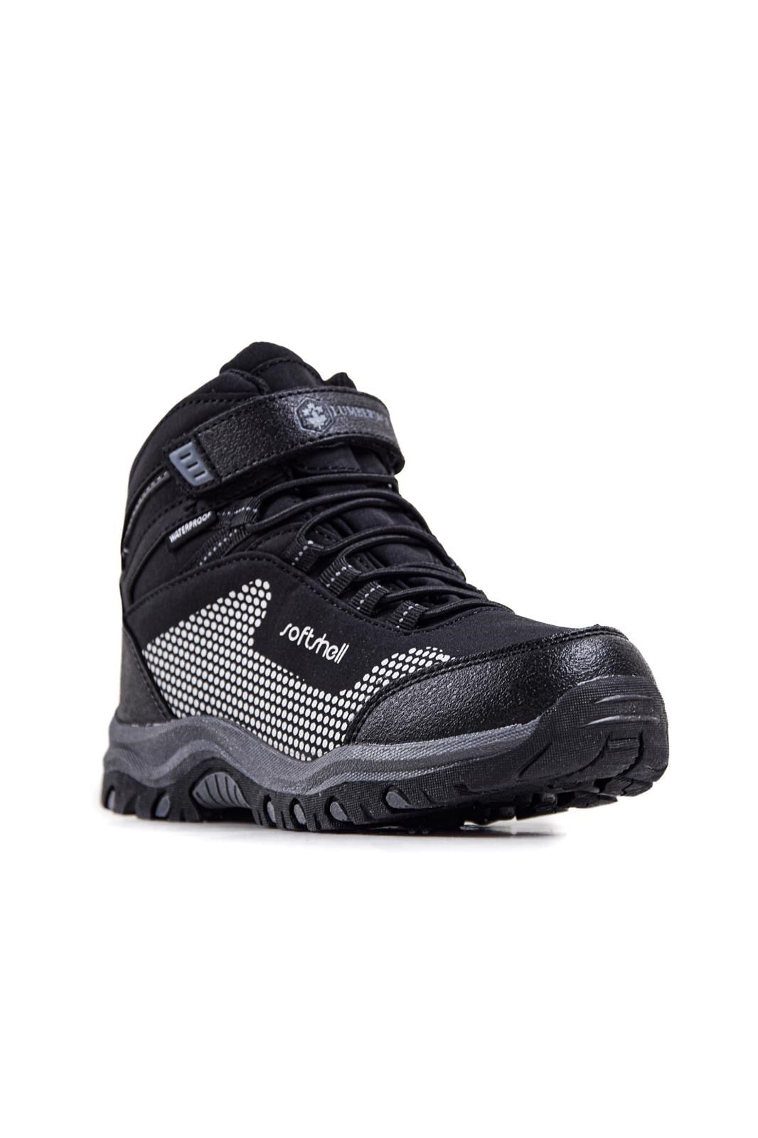 Lumberjack Ayakkabı & Çanta Lumberjack 101393387 Fuller Hı Siyah-Siyah Çocuk Waterproof Bot