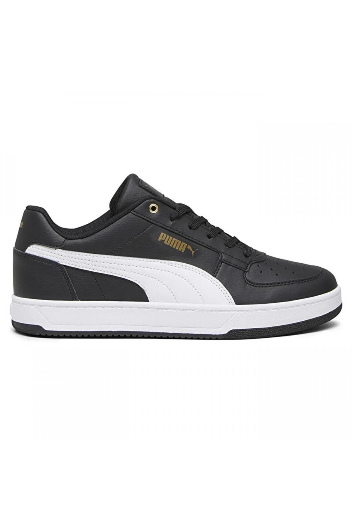 Puma Ayakkabı & Çanta Puma 392290 04 Caven 2.0 Siyah-Beyaz-Gold Kadın Spor Ayakkabı