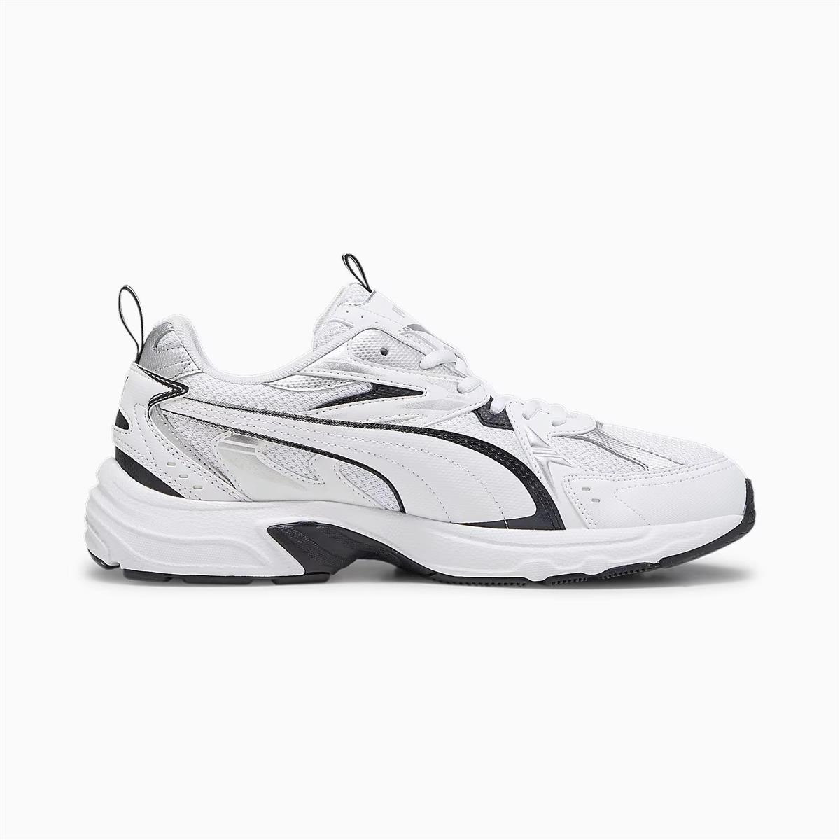 Puma Ayakkabı & Çanta Puma 392322 01 Milenio Tech Beyaz-Siyah-Gümüş Erkek Spor Ayakkabı