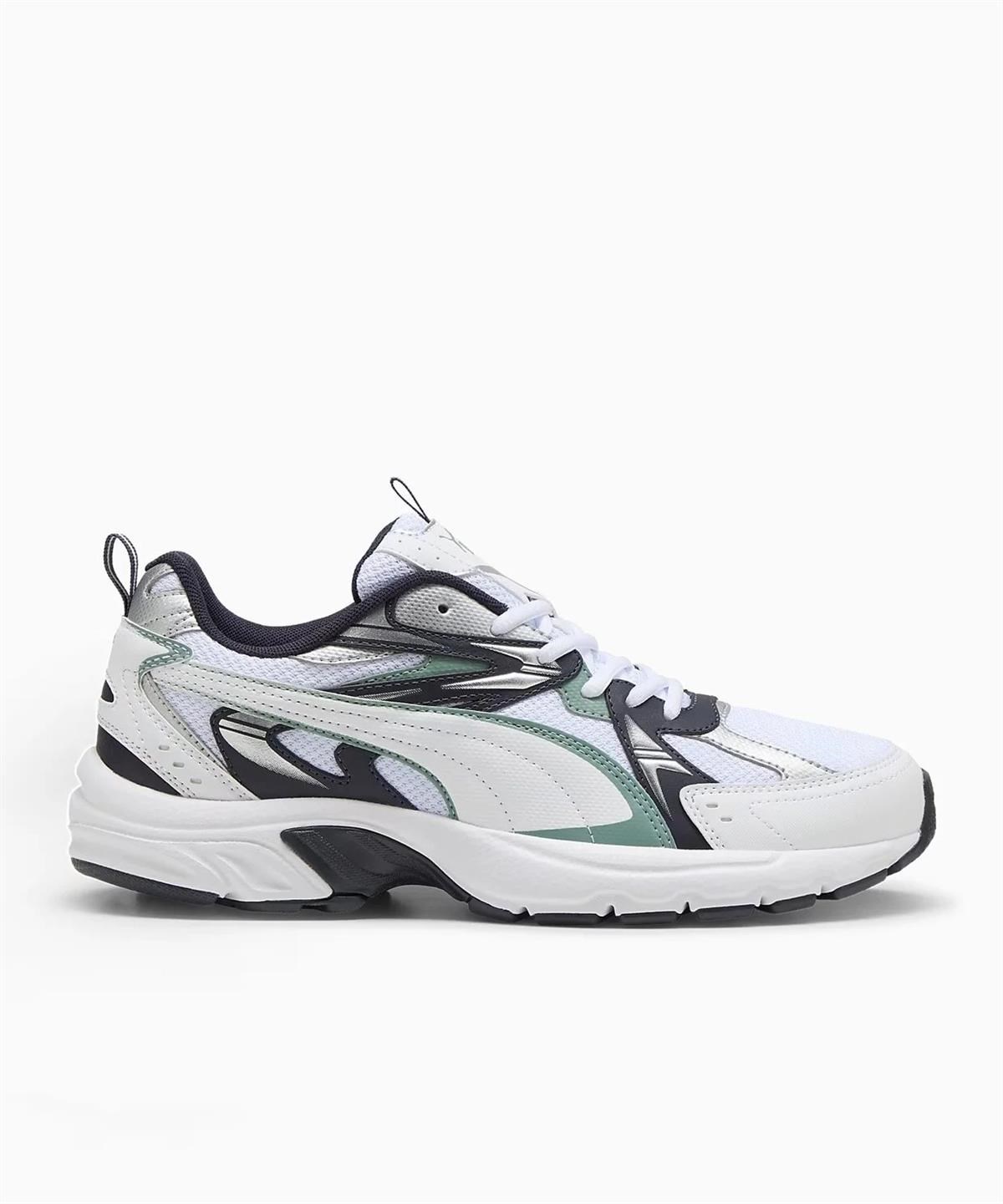 Puma Ayakkabı & Çanta Puma 392322 13 Milenio Tech Beyaz-Yeşil-Gri Erkek Spor Ayakkabı