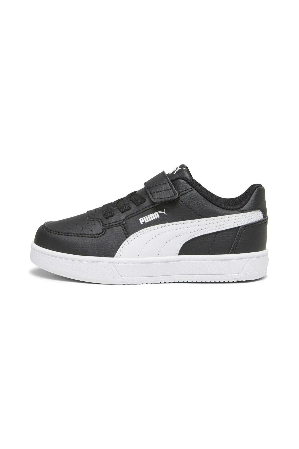 Puma Ayakkabı & Çanta Puma 393839 05 Caven 2.0 AC+ PS Siyah-Beyaz Çocuk Spor Ayakkabı