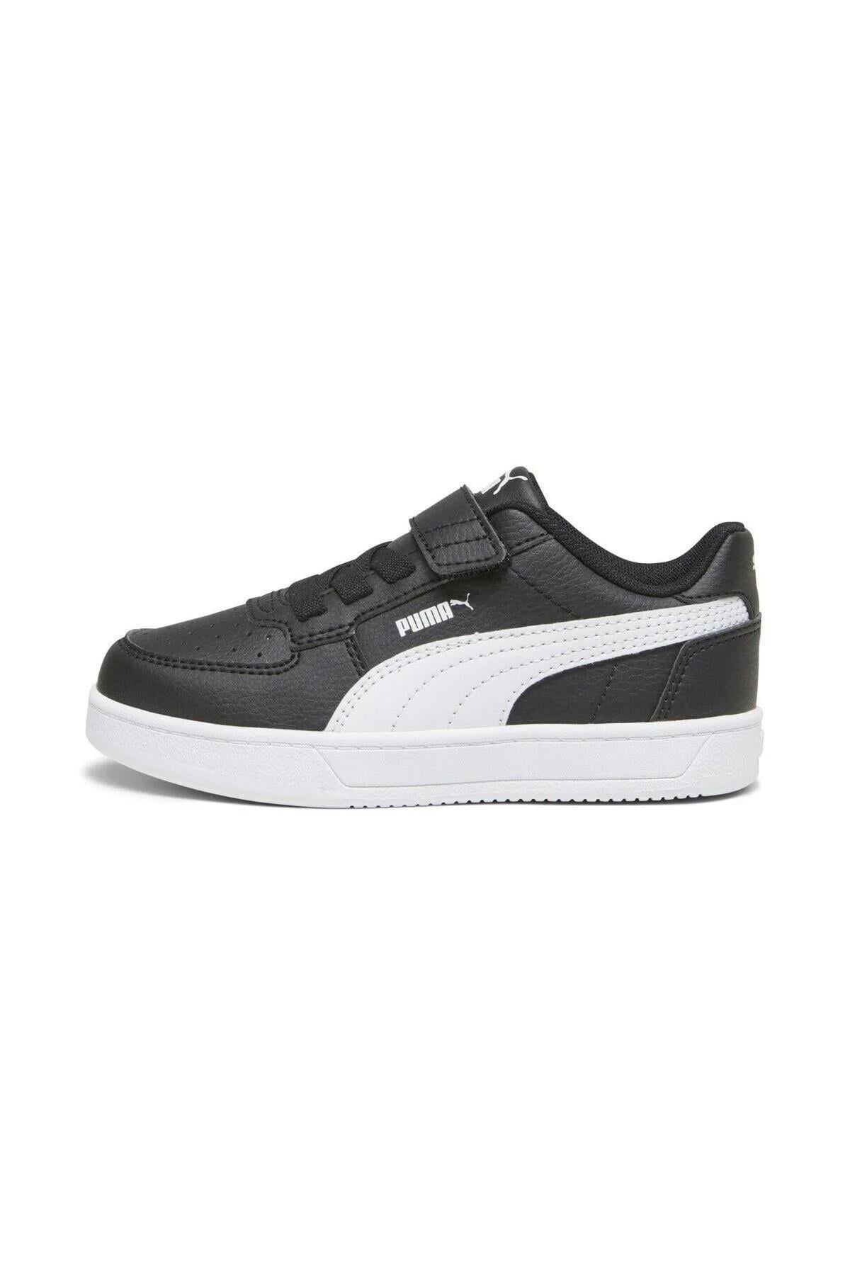 Puma Ayakkabı & Çanta Puma 393839 05 Caven 2.0 AC+ PS Siyah-Beyaz Çocuk Spor Ayakkabı
