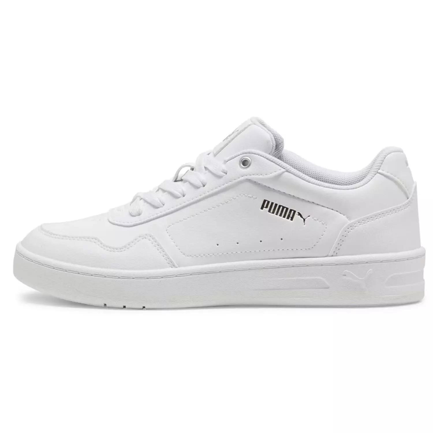 Puma Ayakkabı & Çanta Puma 395021 01 Court Classy Beyaz-Gümüş Kadın Spor Ayakkabı