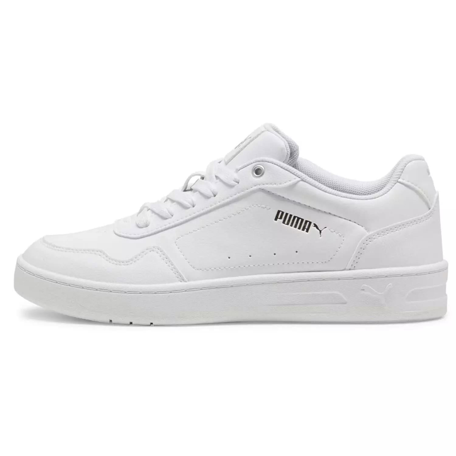 Puma Ayakkabı & Çanta Puma 395021 01 Court Classy Beyaz-Gümüş Kadın Spor Ayakkabı