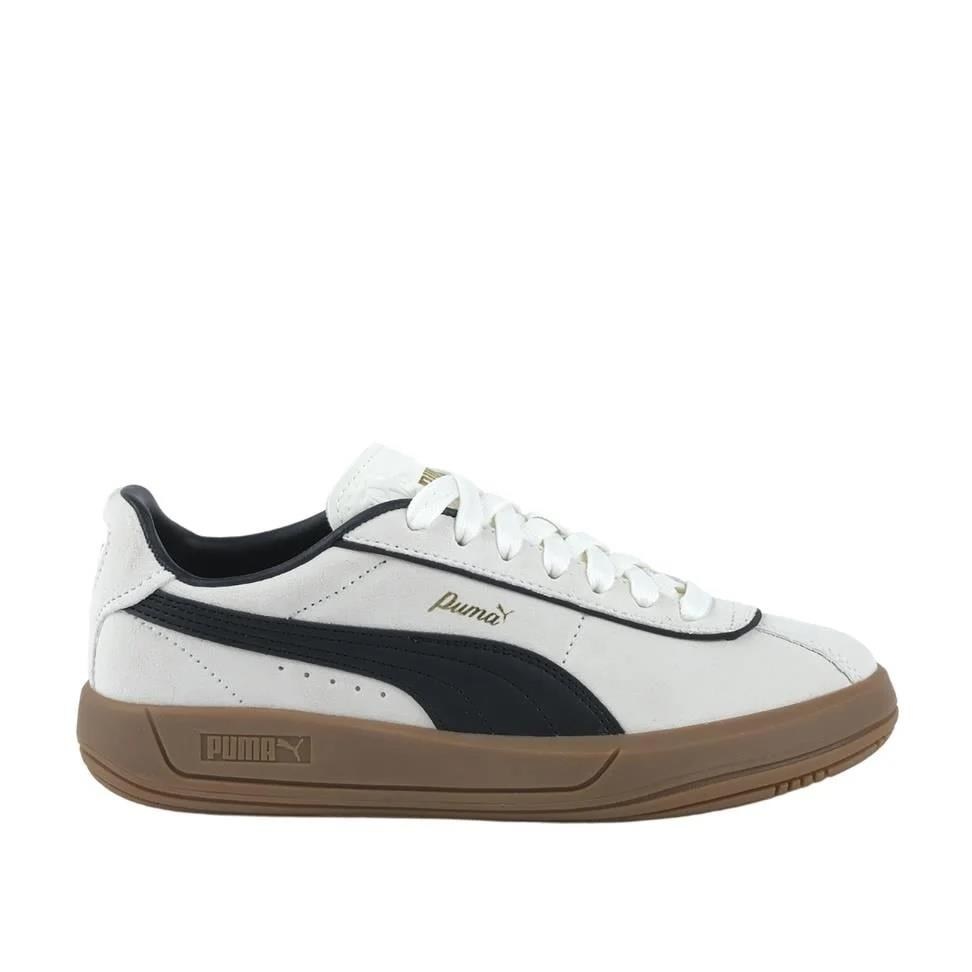 Puma Ayakkabı & Çanta Puma 400718 01 Club Klassika SD Beyaz-Siyah-Gold Kadın Spor Ayakk
