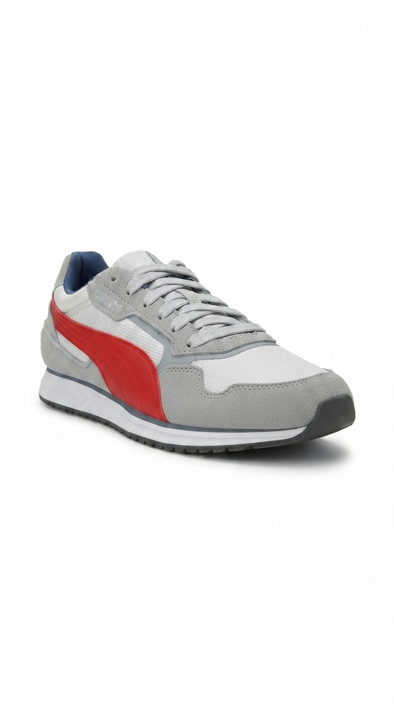 Puma Ayakkabı & Çanta Puma 402635 01 Softrıde ST Mıler Gri-Kırmızı-Beyaz Kadın Spor Aya
