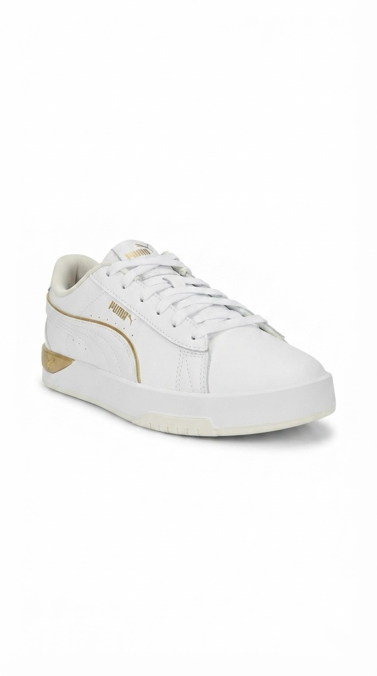 Puma Ayakkabı & Çanta Puma 402646 01 Jada Classic Daylnight Beyaz-Gold-Gri Kadın Spor A