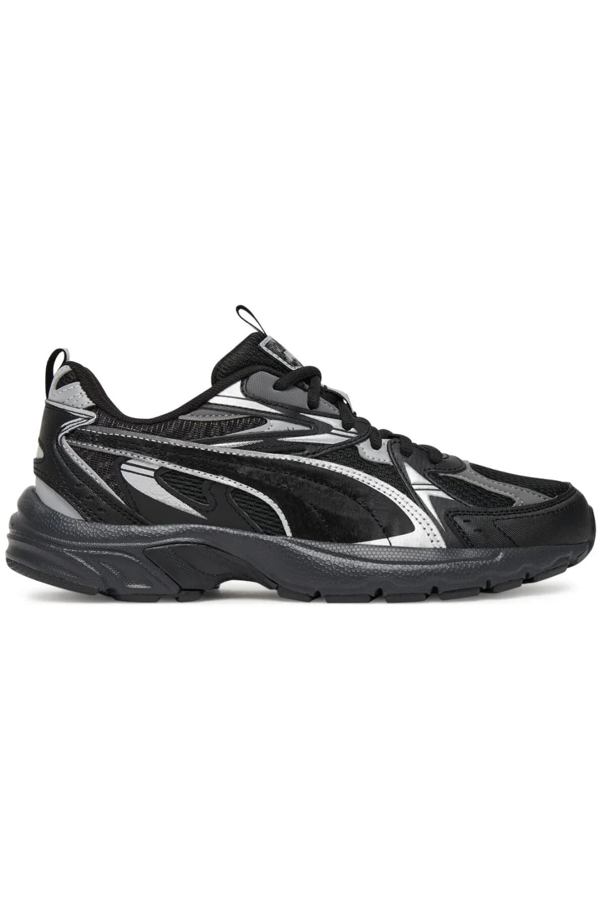 Puma Ayakkabı & Çanta Puma 402657 02 Milenio Tech Wmns Daynight Siyah-Gümüş-K.Gri Kadın