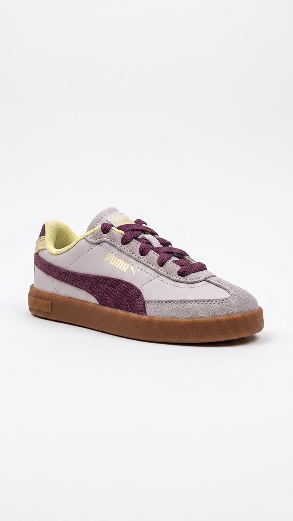Puma Ayakkabı & Çanta Puma 406159 02 Club II Era Summer PS Lila-Mor-F.Yeşili Kız Çocuk 