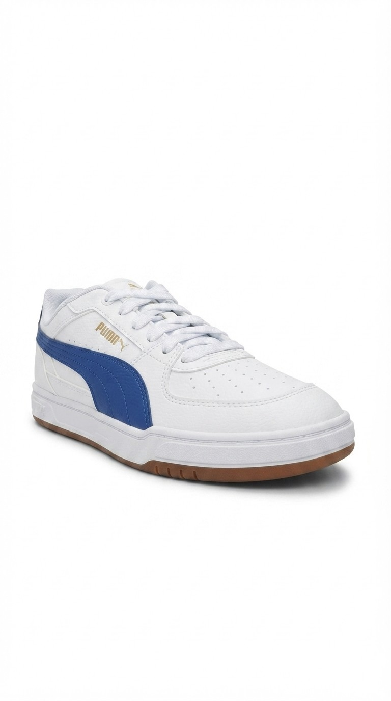 Puma Ayakkabı & Çanta Puma 406235 05 Caven III Jr Beyaz-Saks Mavi Kadın Spor Ayakkabı