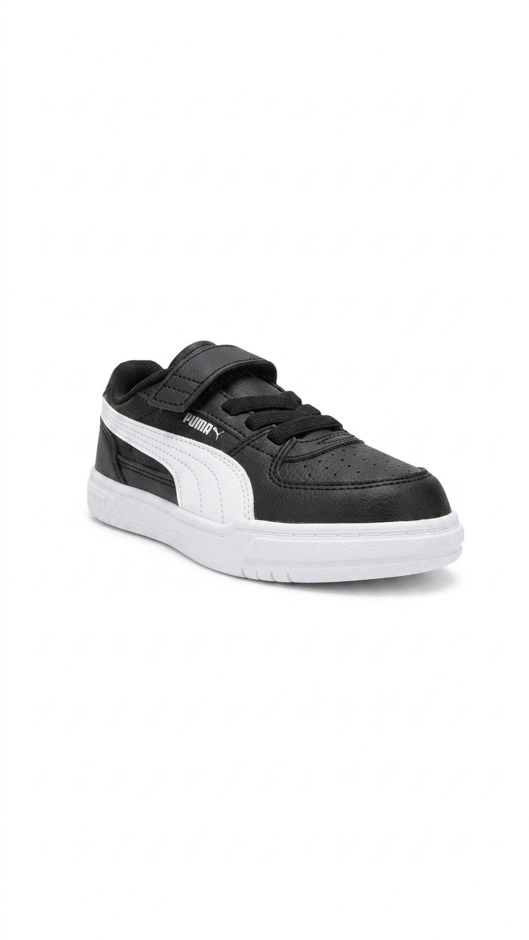 Puma Ayakkabı & Çanta Puma 406239 03 Caven III AC+PS Siyah-Beyaz Çocuk Spor Ayakkabı