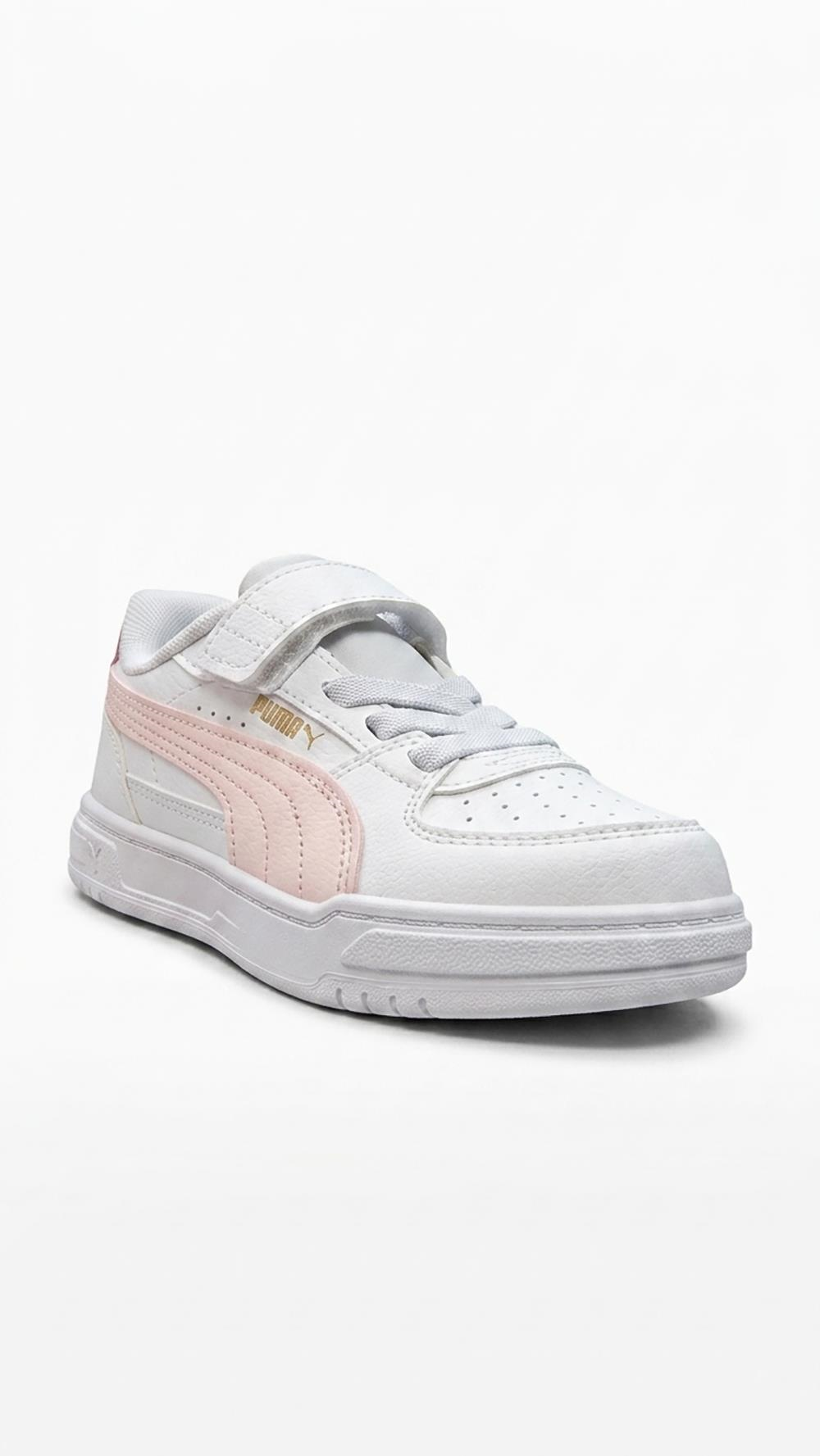 Puma Ayakkabı & Çanta Puma 406239 09 Caven III AC+PS Beyaz-Pembe Kız Çocuk Spor Ayakkab
