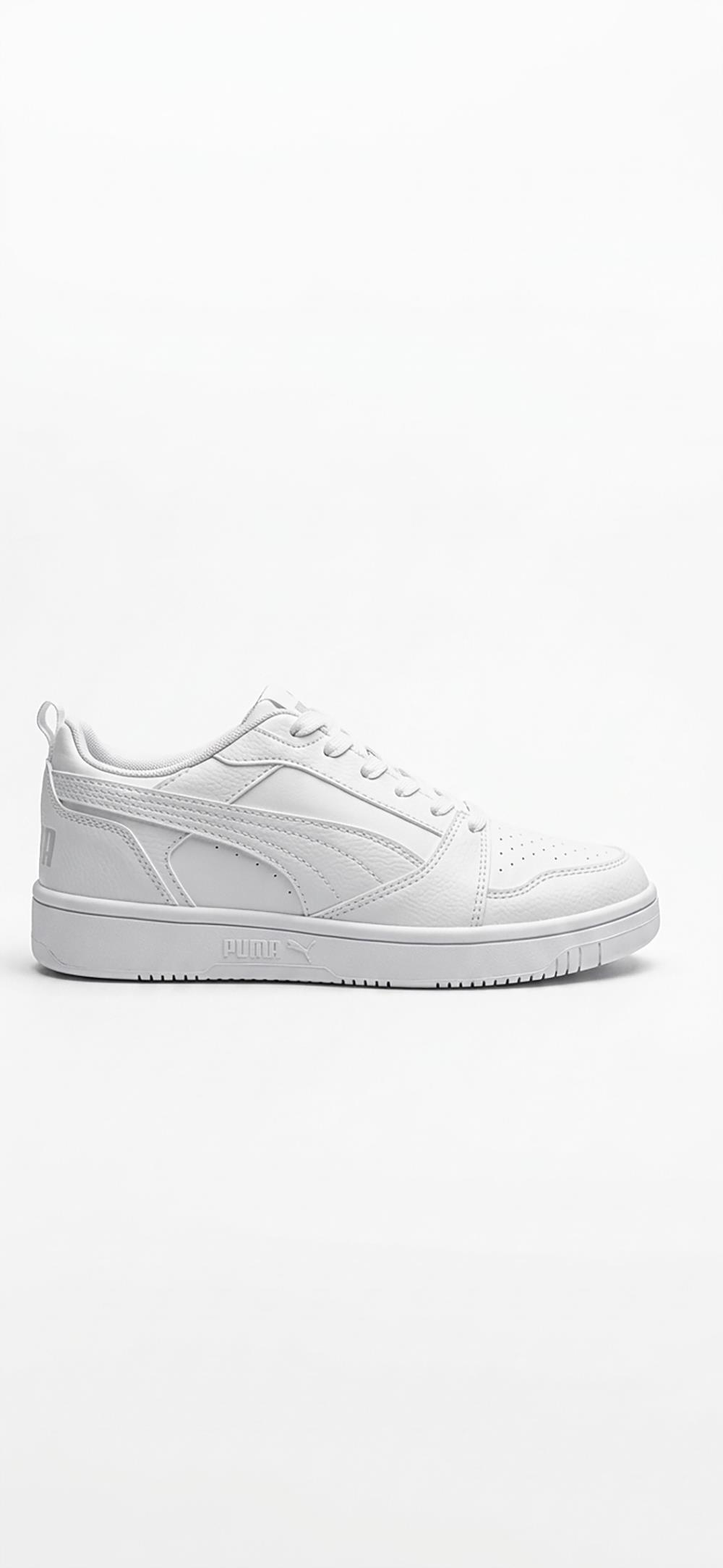 Puma Ayakkabı & Çanta Puma 406388 03 Rebound V6 Low TDP Beyaz-A.Gri Kadın Spor Ayakkabı