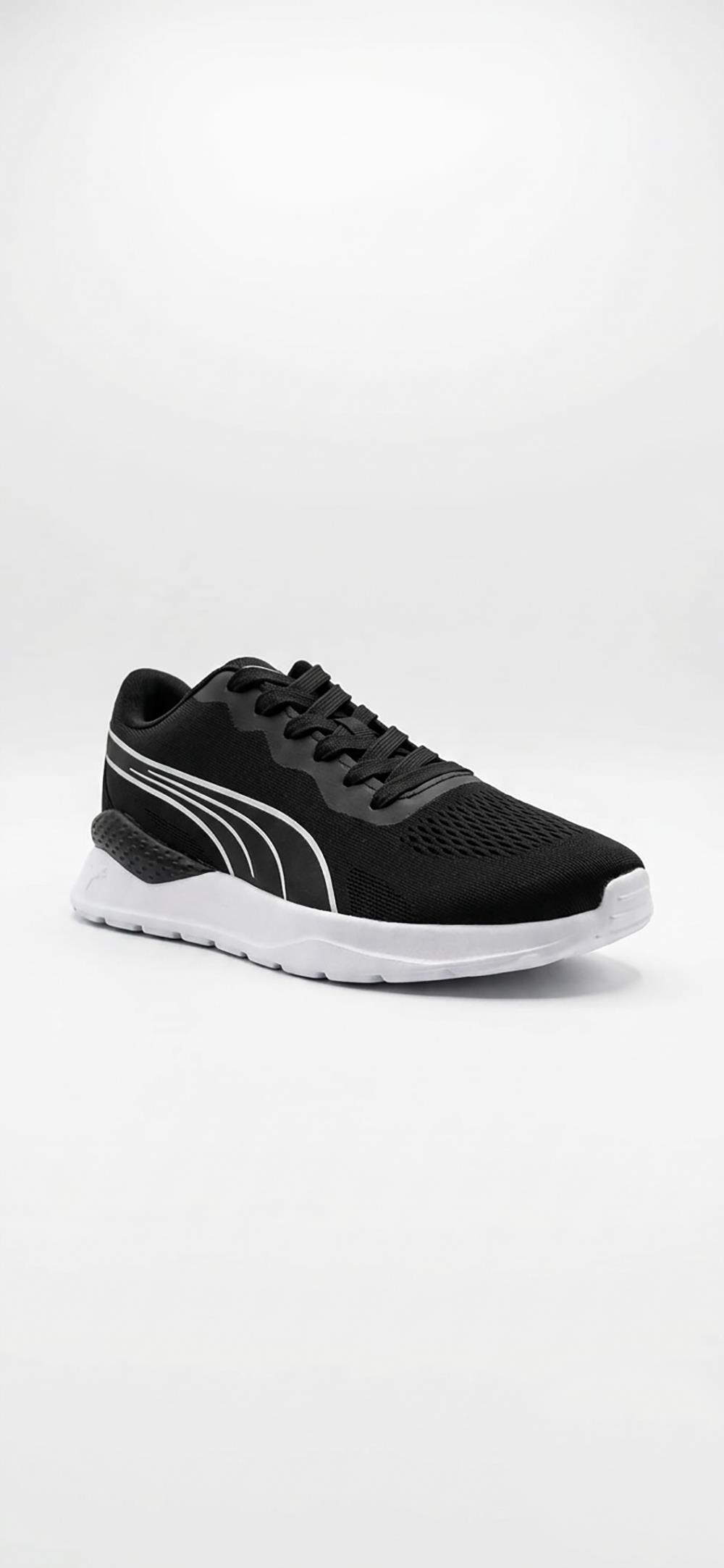 Puma Ayakkabı & Çanta Puma 408533 02 Lite Runner TDP Siyah-Beyaz Kadın Spor Ayakkabı