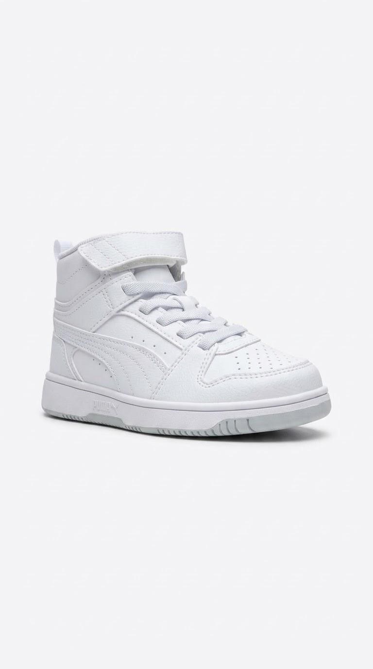 Puma Ayakkabı & Çanta Puma 408801 02 Rebound Slam Mid AC+PS Beyaz Çocuk Spor Ayakkabı