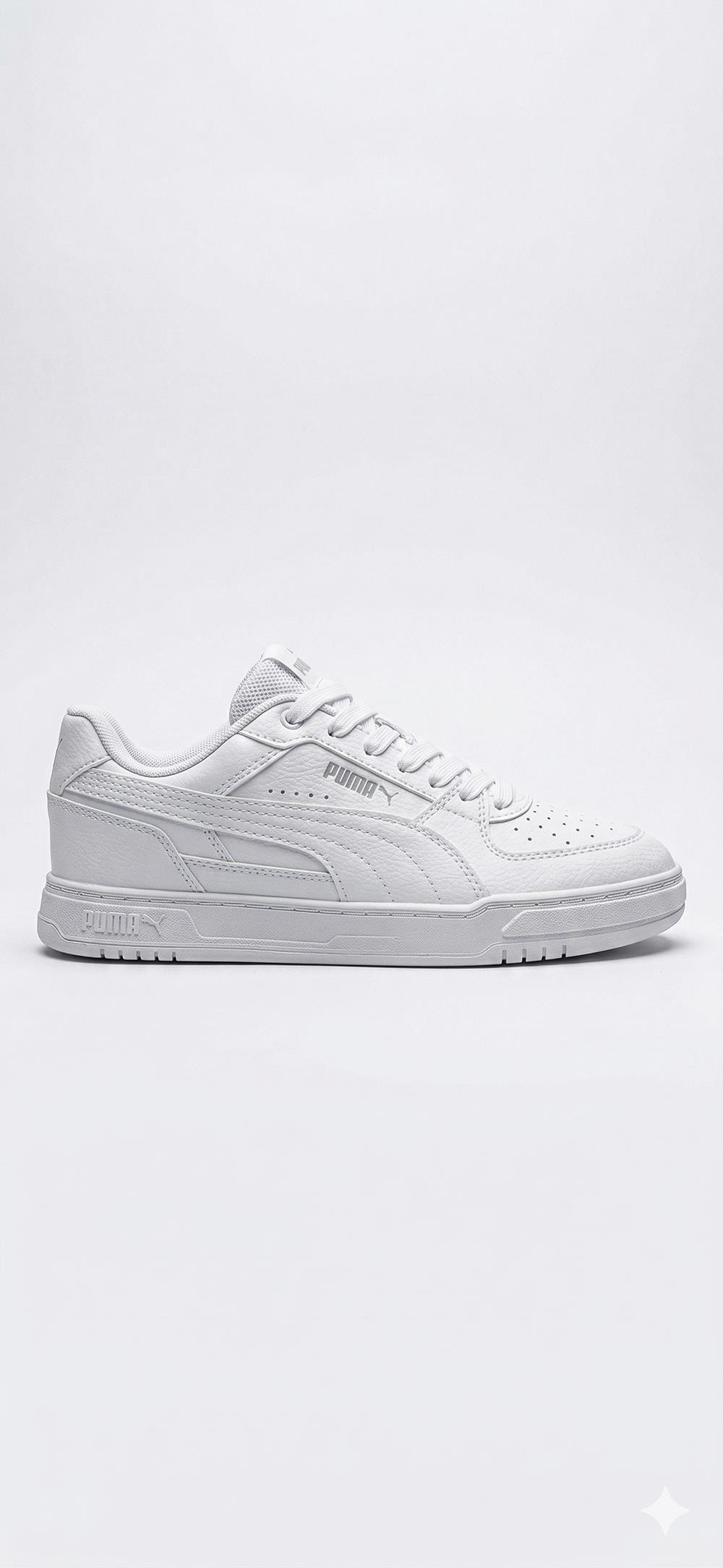 Puma Ayakkabı & Çanta Puma 409170 01 Caven III TDP Beyaz-Gümüş-Siyah Kadın Spor Ayakkab
