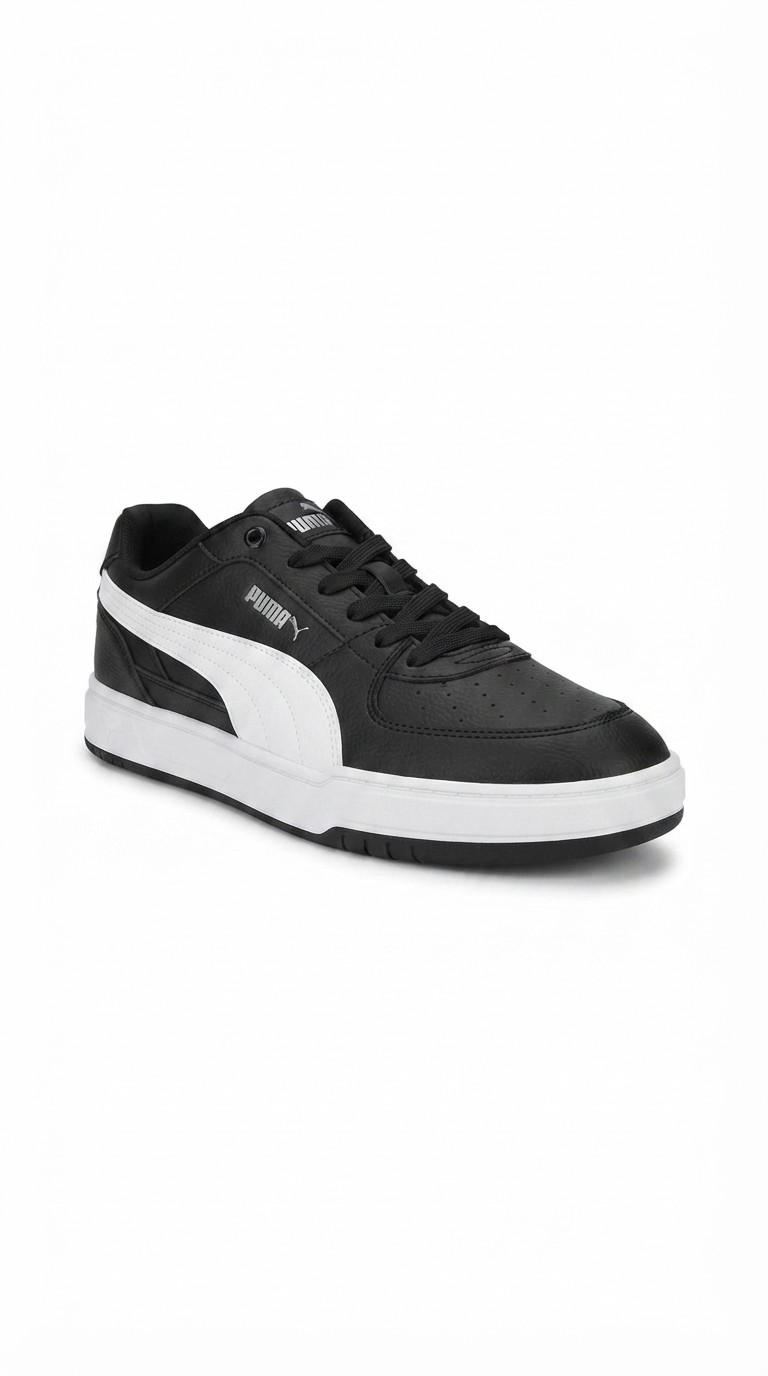 Puma Ayakkabı & Çanta Puma 409170 03 Caven III TDP Siyah-Beyaz-Gümüş Erkek Spor Ayakkab