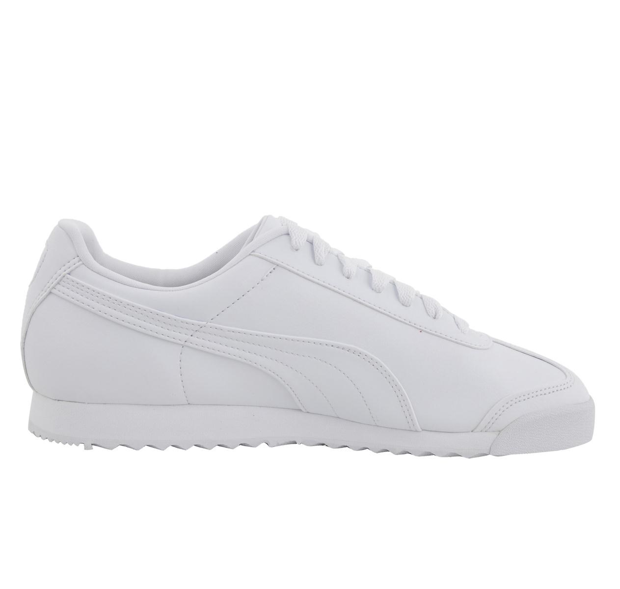 Puma Ayakkabı & Çanta Puma Roma Basic 353572 21 Erkek Beyaz-Gri Spor Ayakkabı