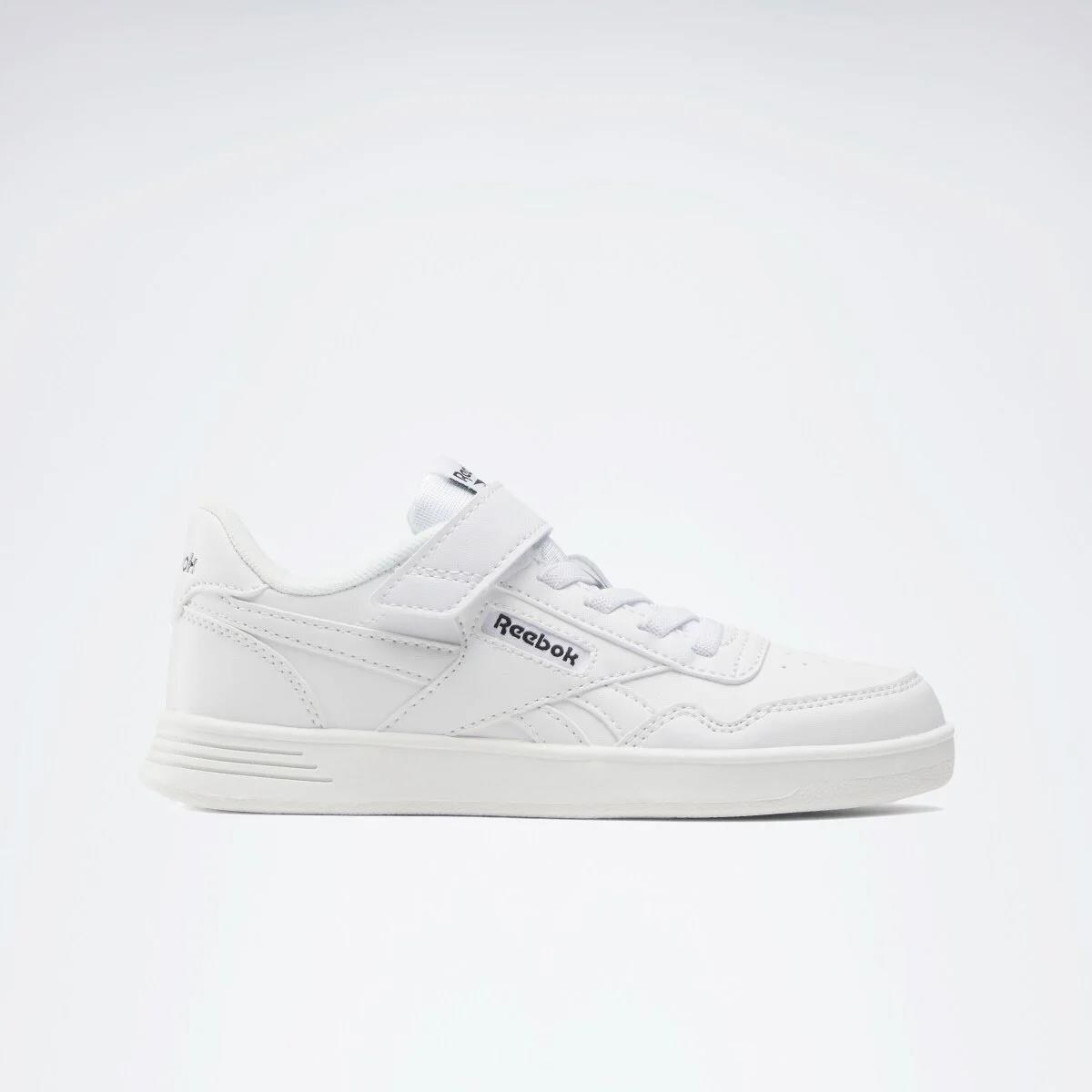 Reebok Ayakkabı & Çanta Reebok Court Advance Elastıc&Top Strap Beyaz Çocuk Spor Ayakkabı