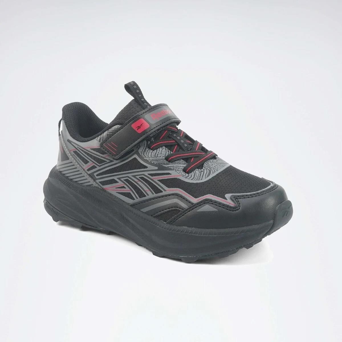 Reebok Ayakkabı & Çanta Reebok Wınter Haven KDS I Siyah-Gri-Kırmızı Erkek Çocuk Spor Ayak