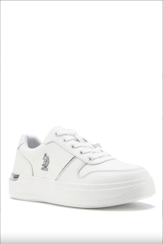 U.S. Polo Assn. Ayakkabı & Çanta U.S Polo Assn. 101340863 Alka 3FX Beyaz Kadın Spor Ayakkabı