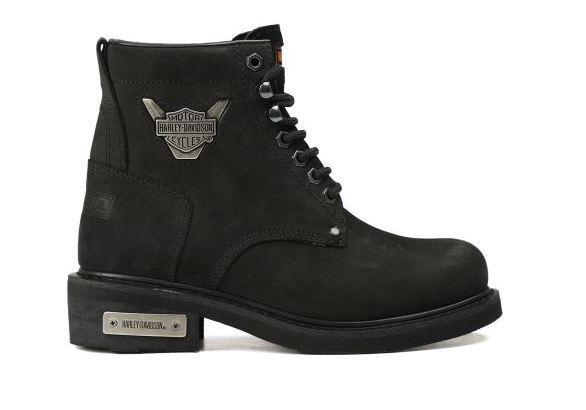 Harley Davidson Ayakkabı & Çanta Harley Davidson Gıbson Kadın Black (Siyah) Nubuk Günlük Bot