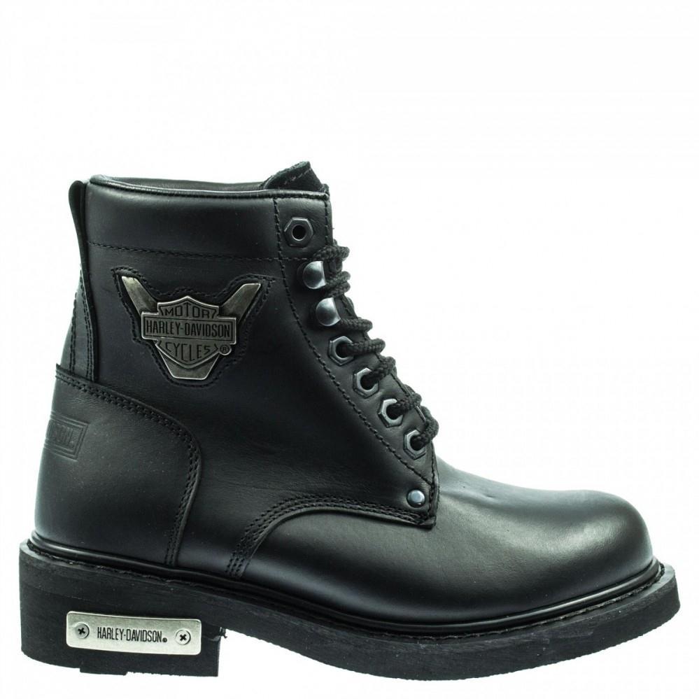 Harley Davidson Ayakkabı & Çanta Harley Davidson Gıbson Kadın Black (Siyah) Deri Günlük Bot
