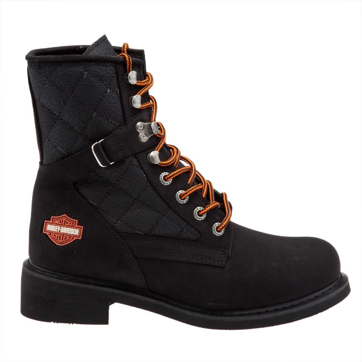 Harley Davidson Ayakkabı & Çanta Harley Davidson New Worker Erkek Siyah Nubuk Bot