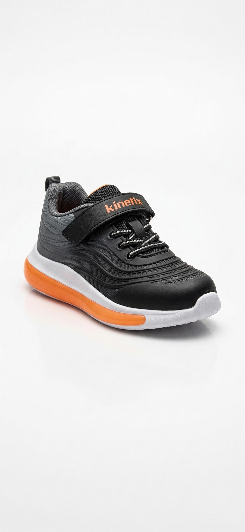 Kinetix Ayakkabı & Çanta Kinetix Kensal P Siyah-Turuncu Erkek Çocuk Spor Ayakkabı