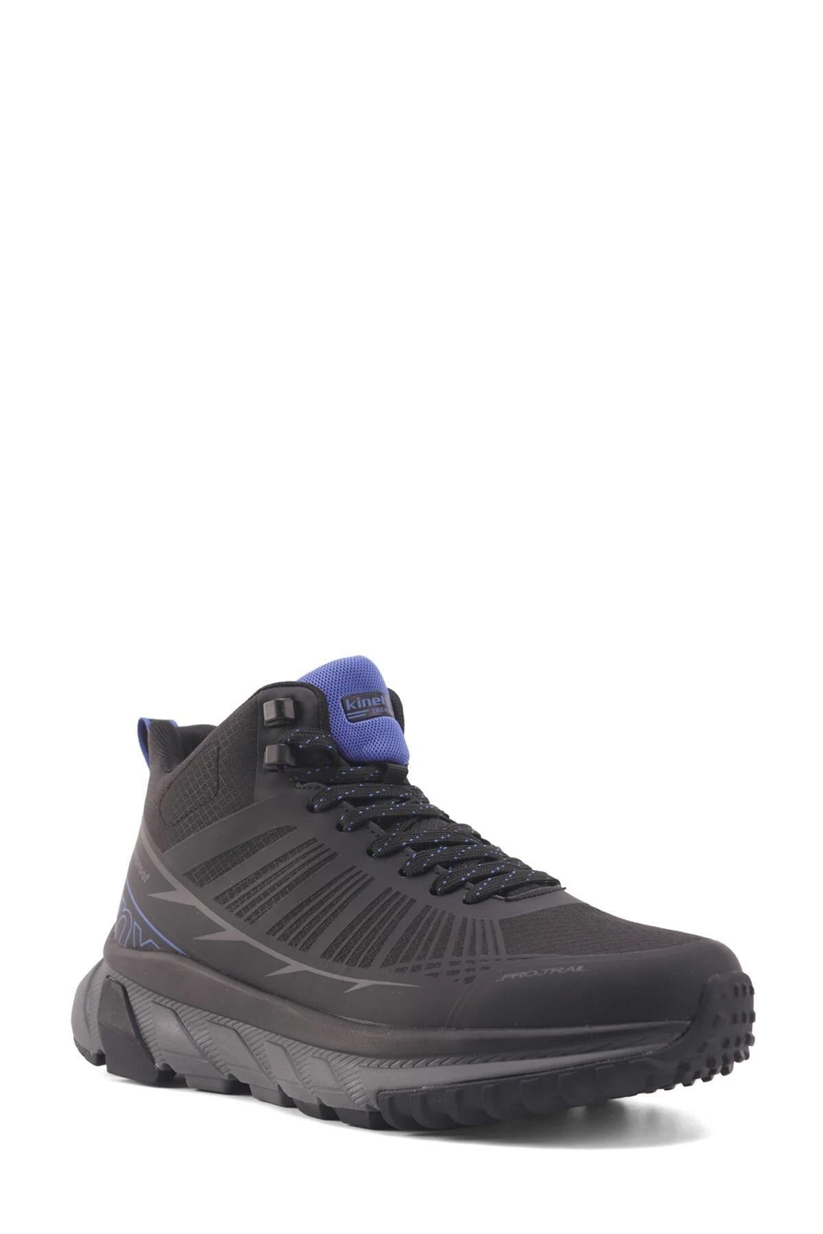 Kinetix Ayakkabı & Çanta Kinetix Skyfall TX HI WP Siyah-Saks Erkek Outdoor Bot