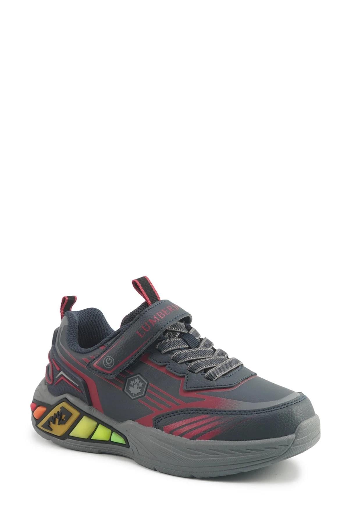Lumberjack Ayakkabı & Çanta Lumberjack 102032427 Unıt Lacivert-Kırmızı Erkek Çocuk Spor Ayakk