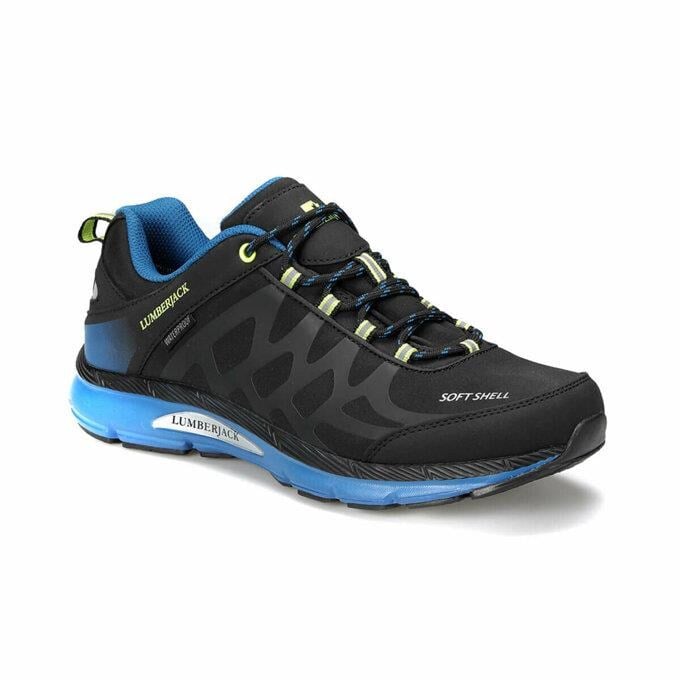 Lumberjack Ayakkabı & Çanta Lumberjack Ursa  Erkek WP Siyah-Mavi Waterproof Spor Ayakkabı