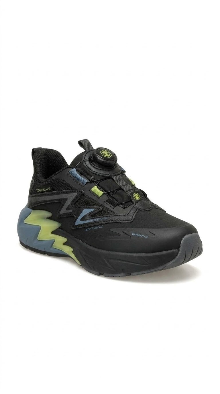Lumberjack Ayakkabı & Çanta Lumberjack Zapper Çocuk Siyah-Lime Spor Ayakkabı