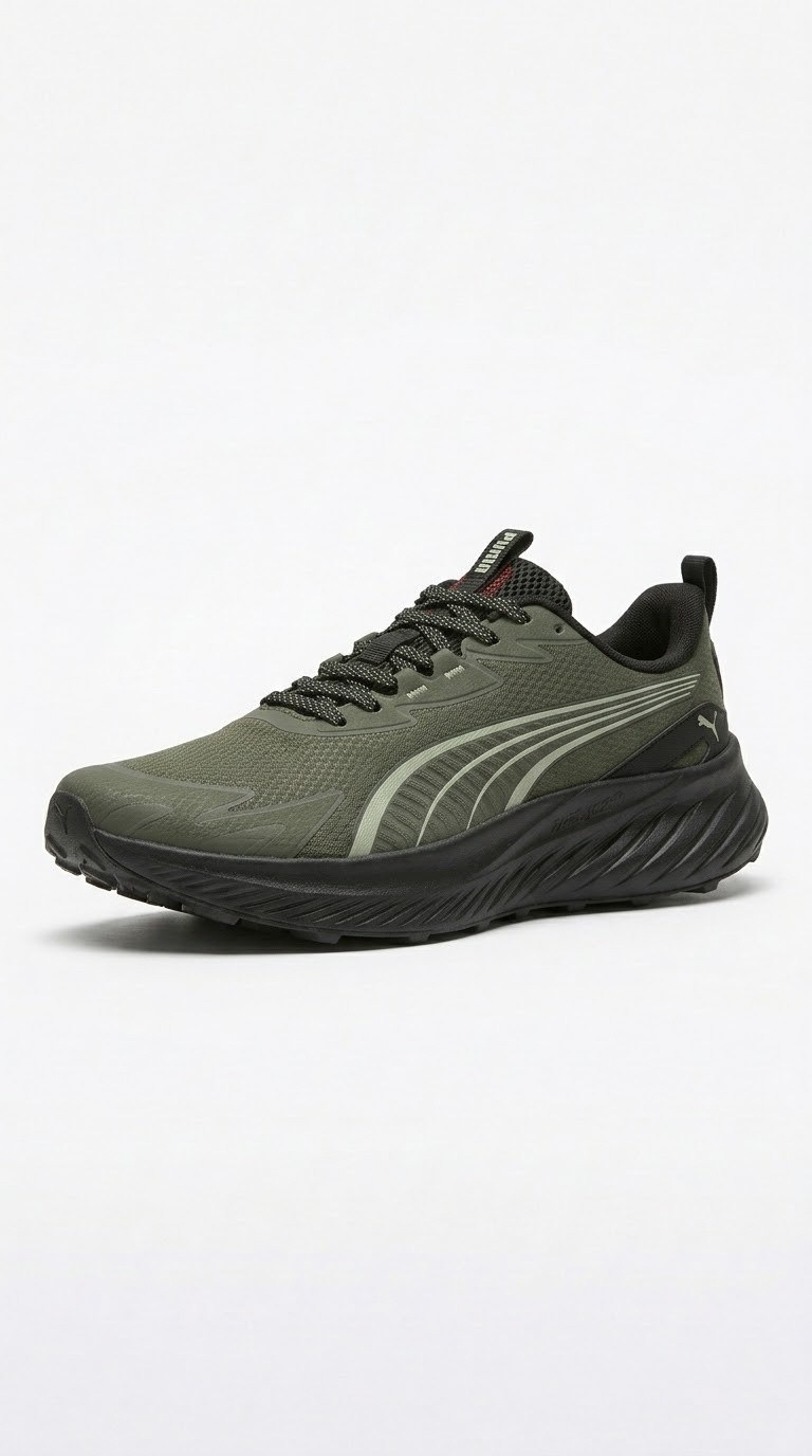 Puma Ayakkabı & Çanta Puma 313736 03 Pounce Lite 2 Trail Yeşil-Siyah Erkek Spor Ayakkab