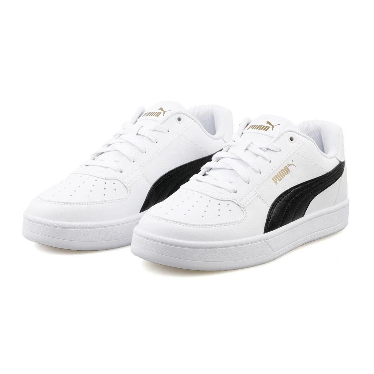 Puma Ayakkabı & Çanta Puma 392290 03 Caven 2.0 Beyaz-Siyah-Gold Erkek Spor Ayakkabı