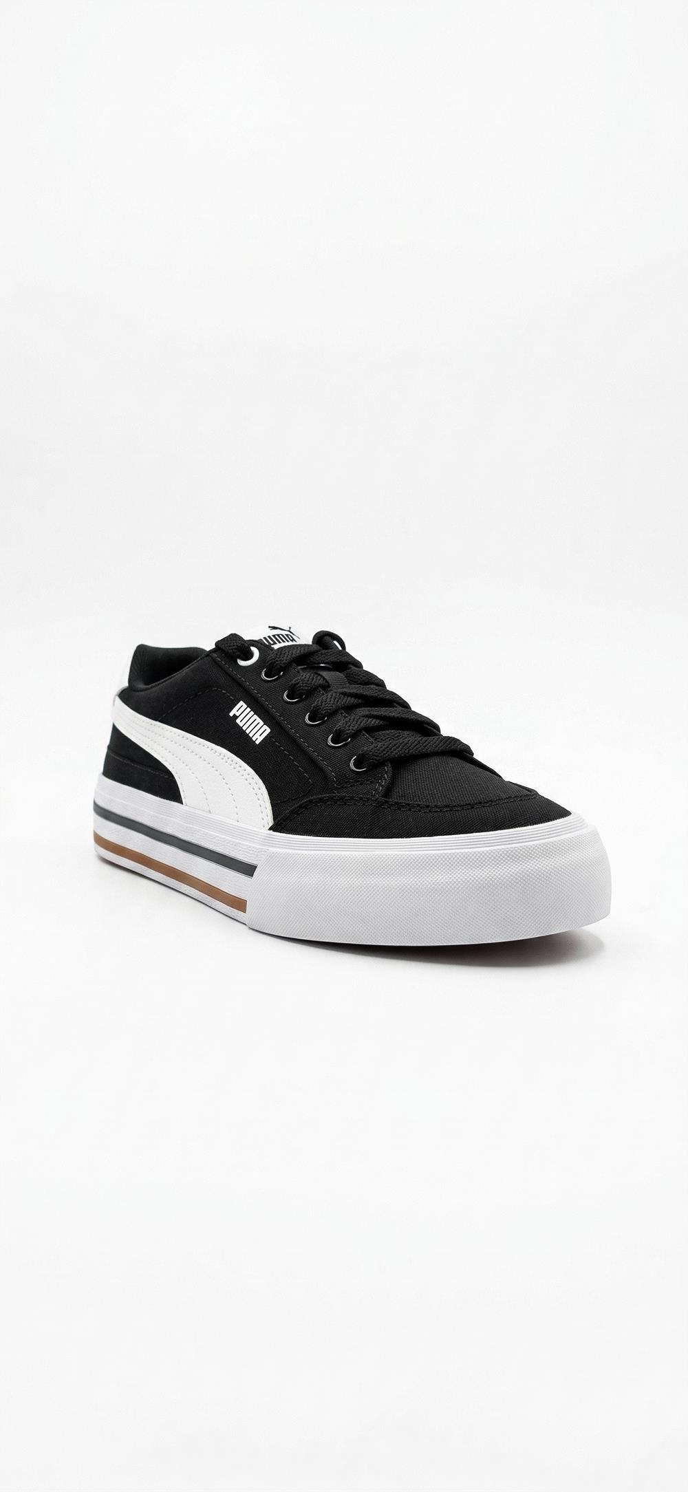 Puma Ayakkabı & Çanta Puma 396353 03 Court Classic Vulc FS Siyah-Beyaz Kadın Spor Ayakk