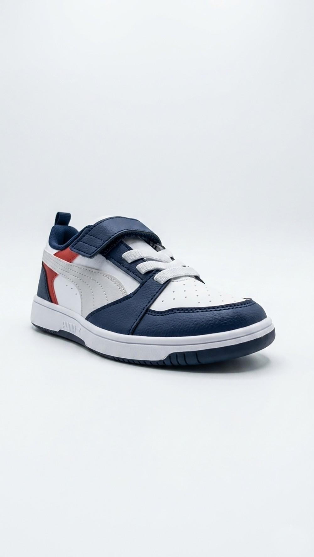 Puma Ayakkabı & Çanta Puma 397419 33 Rebound V6 Lo AC+PS Lacivert-Gri-Beyaz Çocuk Spor 