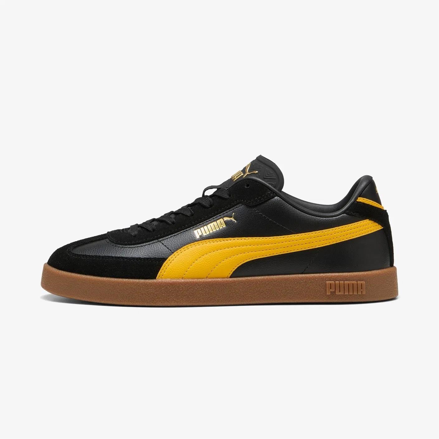 Puma Ayakkabı & Çanta Puma 397447 21 Club II Era Siyah-Sarı Erkek Spor Ayakkabı