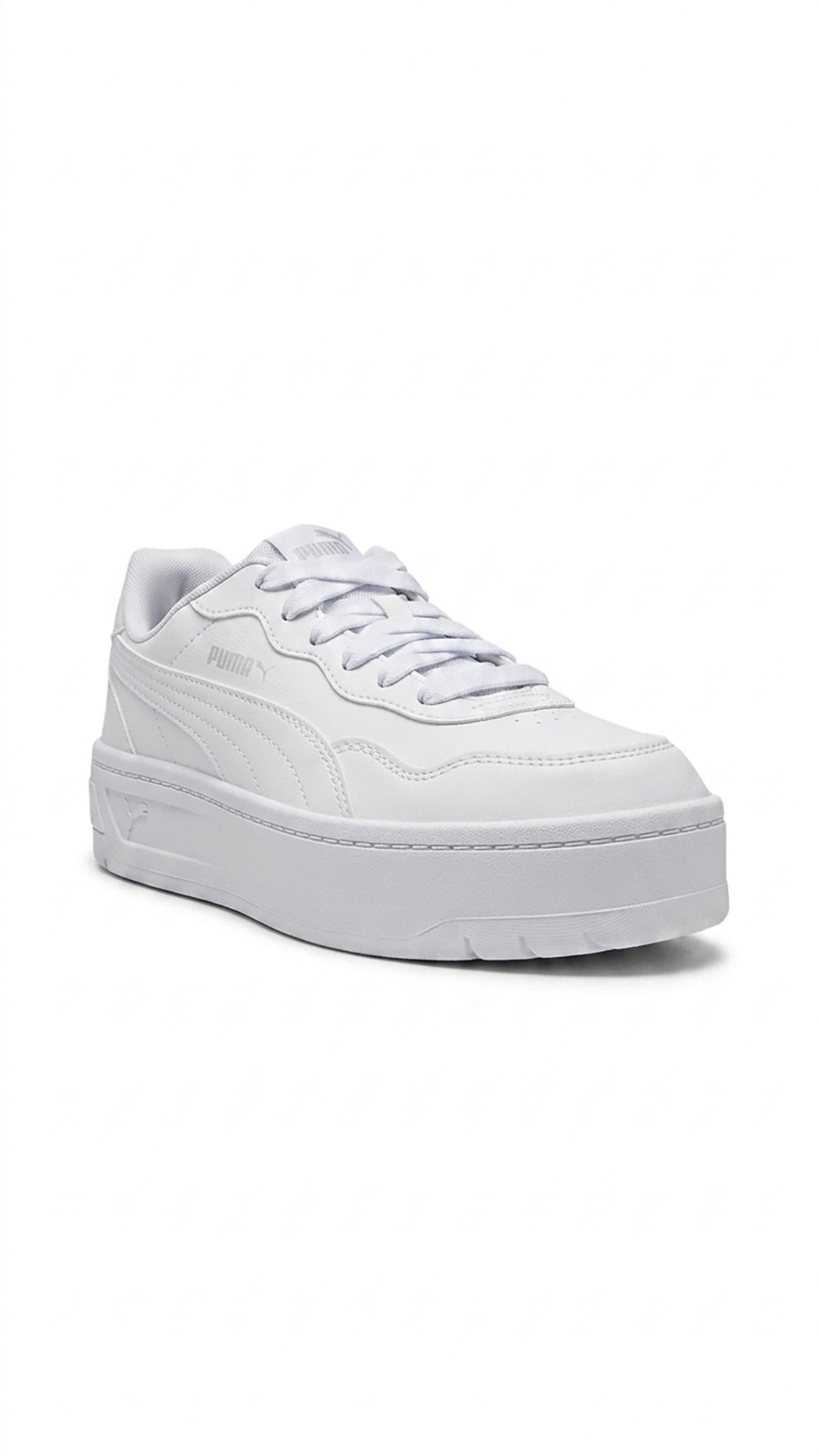 Puma Ayakkabı & Çanta Puma 400368 01 Court Lally Skye Beyaz Kadın Spor Ayakkabı