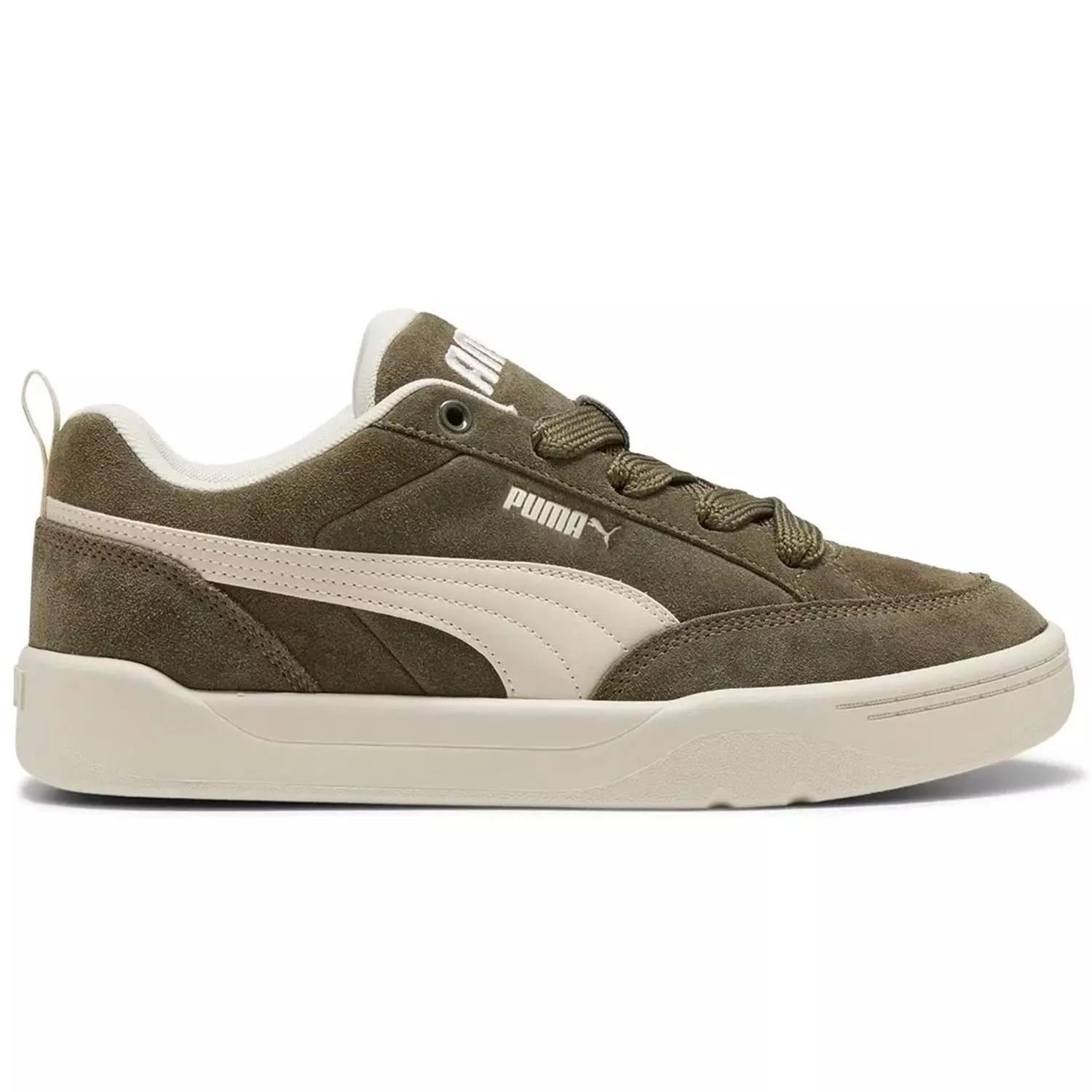 Puma Ayakkabı & Çanta Puma 401606 07 Park Lifestyle Raw Yeşil-Krem Nubuk Erkek Spor Aya