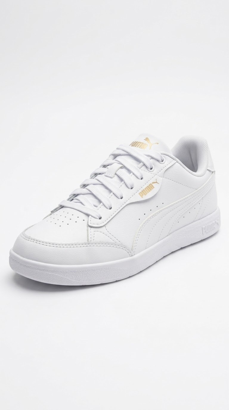 Puma Ayakkabı & Çanta Puma 402600 02 Vikky Star Beyaz-Gold Kadın Spor Ayakkabı