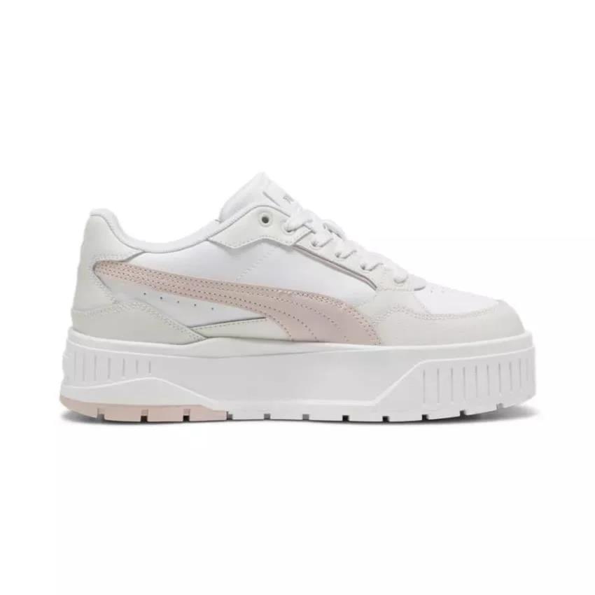 Puma Ayakkabı & Çanta Puma 402645 01 Karmen II Idol Beyaz-Vizon-Pembe Kadın Spor Ayakka