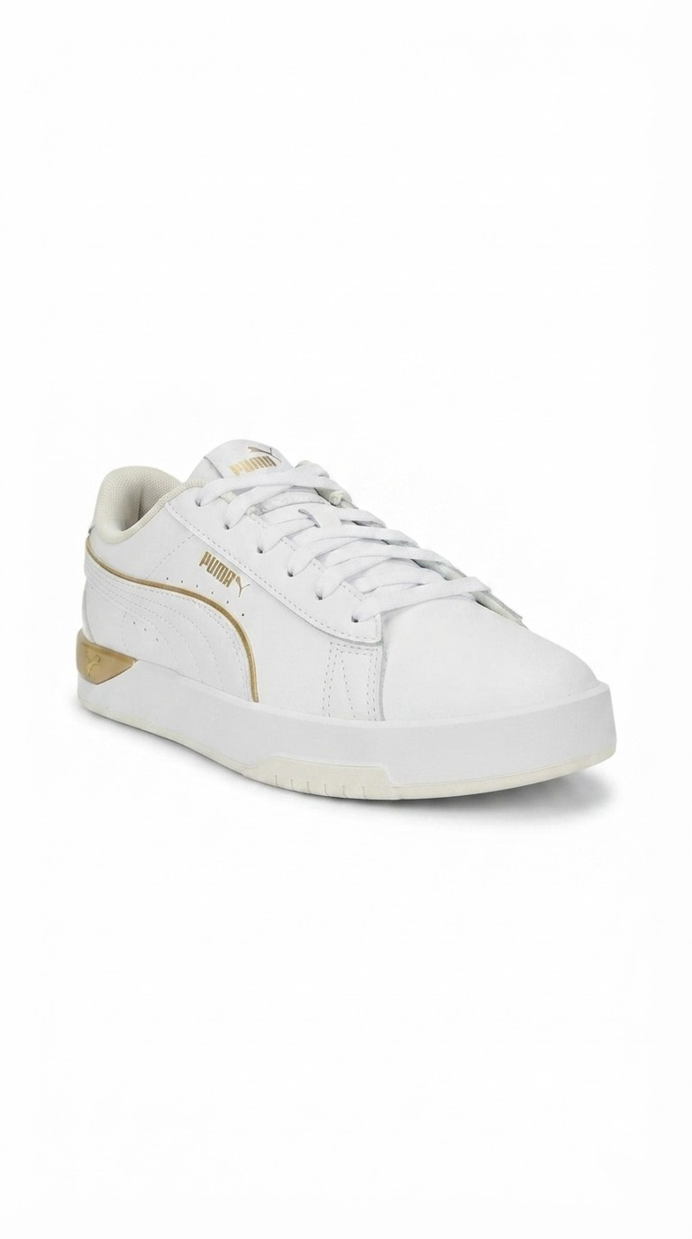 Puma Ayakkabı & Çanta Puma 402646 01 Jada Classic Daylnight Beyaz-Gold-Gri Kadın Spor A