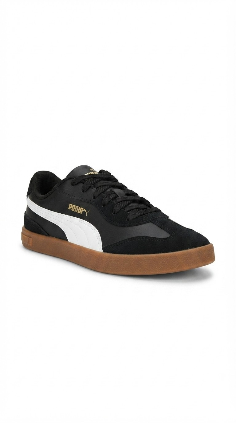 Puma Ayakkabı & Çanta Puma 404476 03 Club Azura Siyah-Beyaz Kadın Spor Ayakkabı