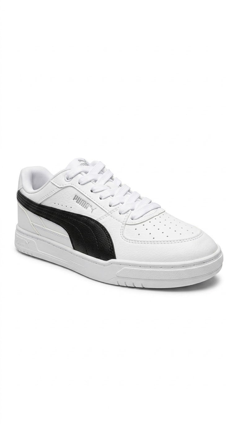 Puma Ayakkabı & Çanta Puma 409170 04 Caven III TDP Beyaz-Siyah-Gümüş-Siyah Kadın Spor A